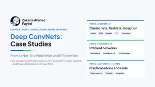 Slides of Deep Convolutional Models: Case Studies