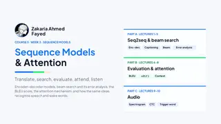 Slides of Sequence Models & Attention Mechanism